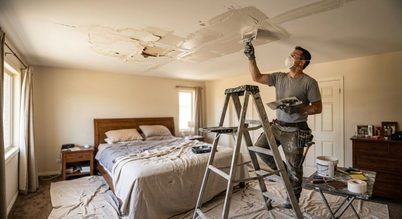 Ceiling Crack Repair in Conroe, TX