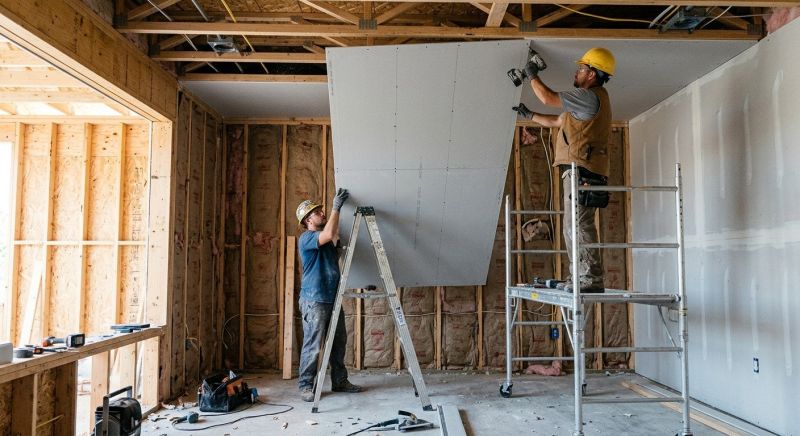Ceiling Drywall Installation in Denver County, CO