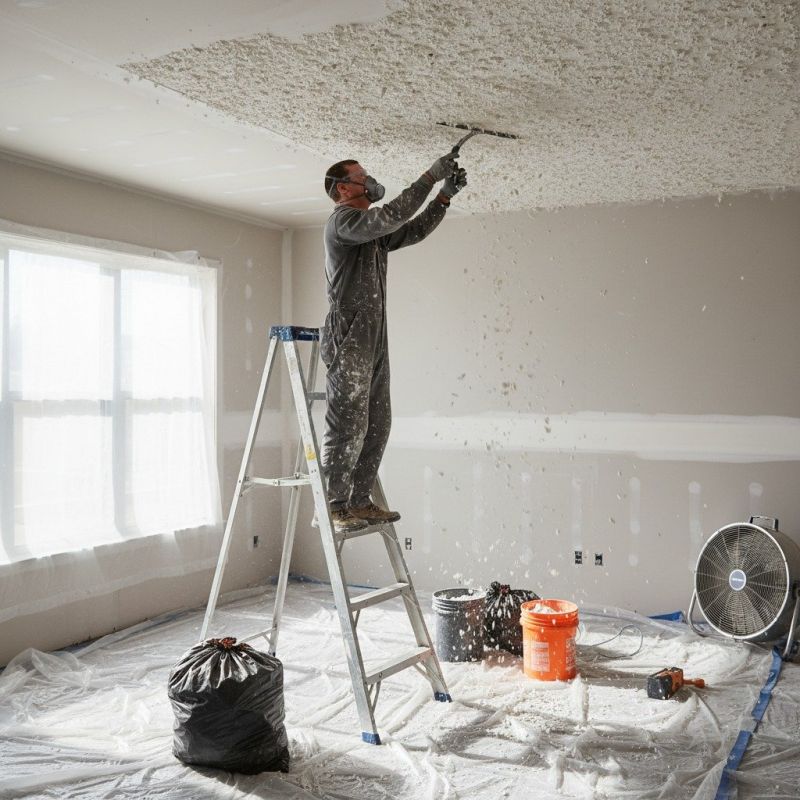 Knockdown Ceiling Removal in Corpus Christi, TX