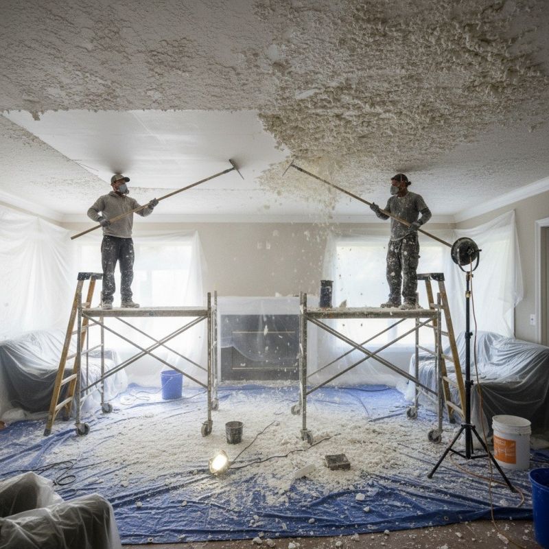 Swirl Ceiling Removal in Boulder, CO