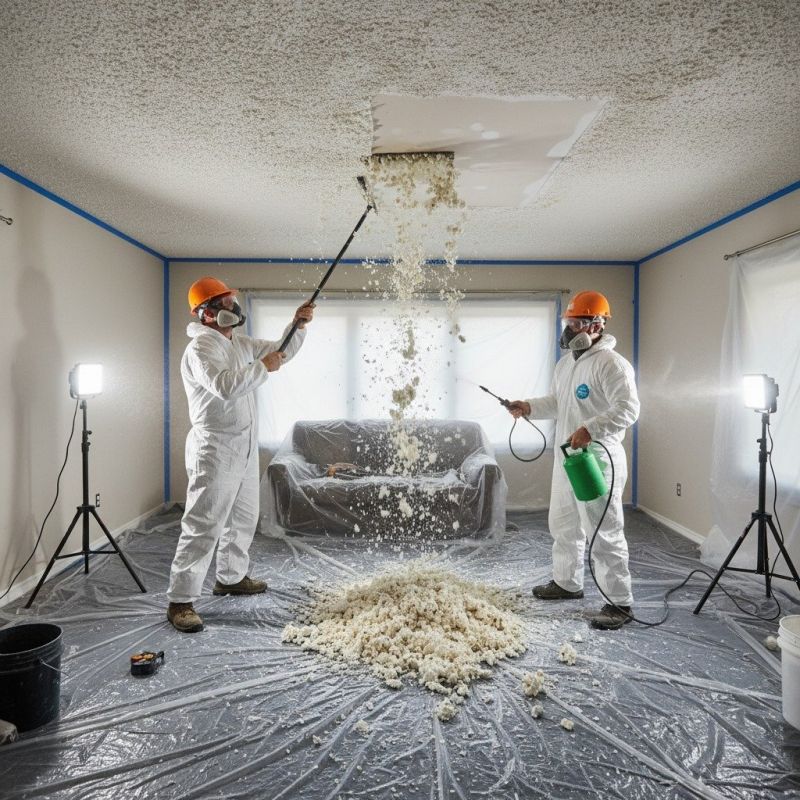 Knockdown Ceiling Removal in Terre Haute, IN